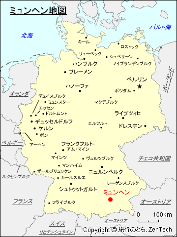 ミュンヘン地図