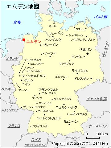 エムデン地図