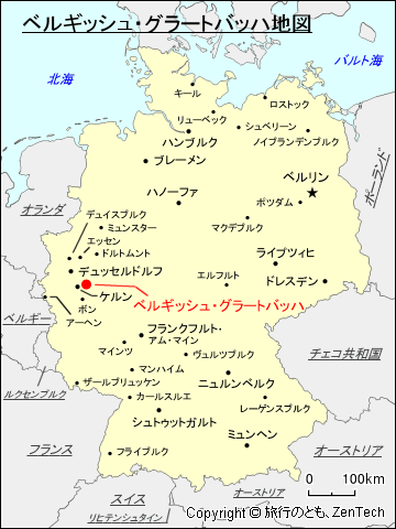 ベルギッシュ・グラートバッハ地図