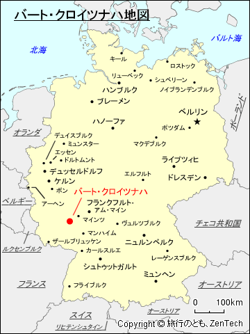 バート・クロイツナハ地図