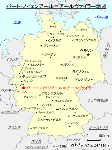 バート・ノイェンアール＝アールヴァイラー地図