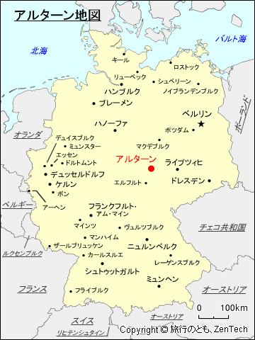 アルターン地図