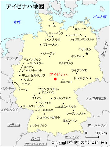 アイゼナハ地図