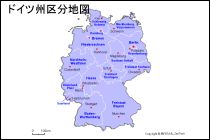 ドイツ 州区分地図