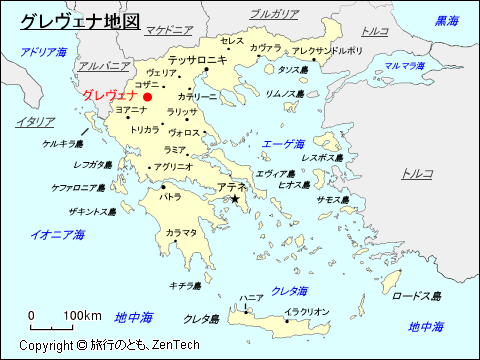 グレヴェナ地図