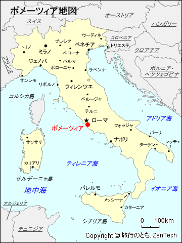 ポメーツィア地図
