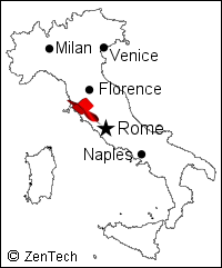 ローマ地図