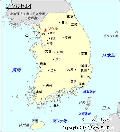 ソウル地図
