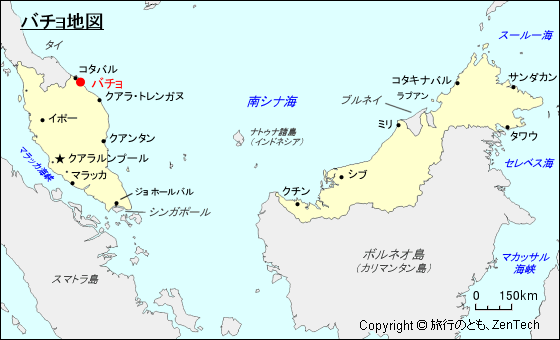 バチョ地図