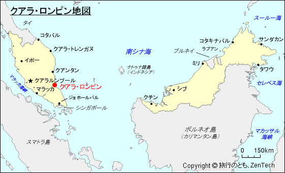 クアラ・ロンピン地図