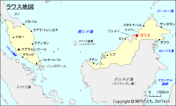 ラワス地図