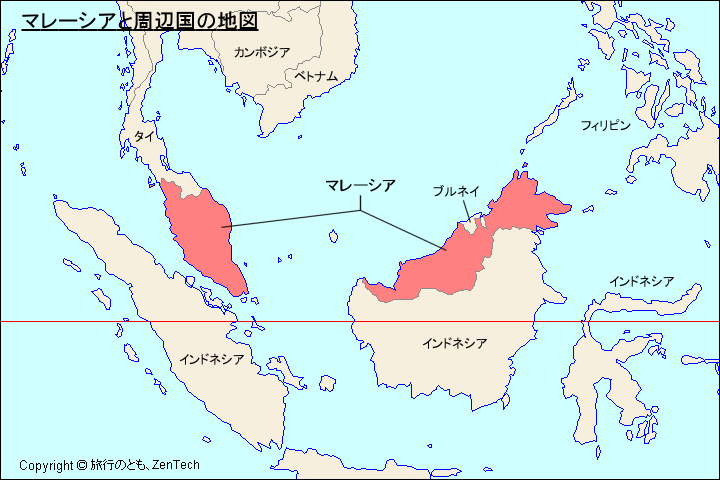Japan Image 東南アジア 地図 国名