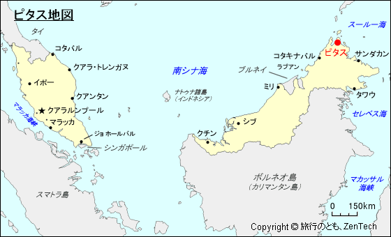 ピタス地図