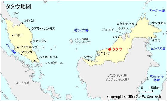 タタウ地図