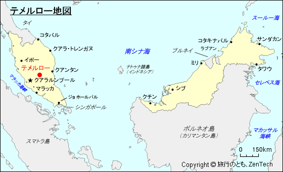 テメルロー地図