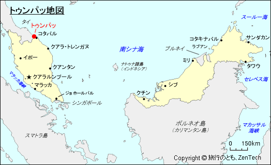 トゥンパッ地図