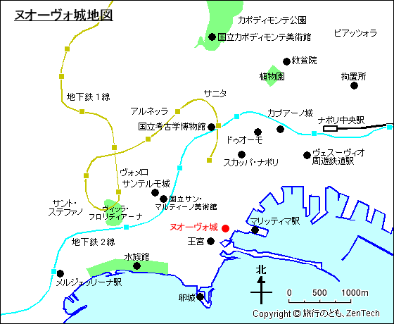 ヌオーヴォ城地図