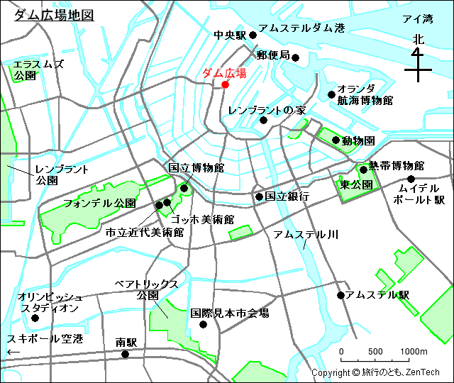 ダム広場地図