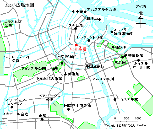 ムント広場地図