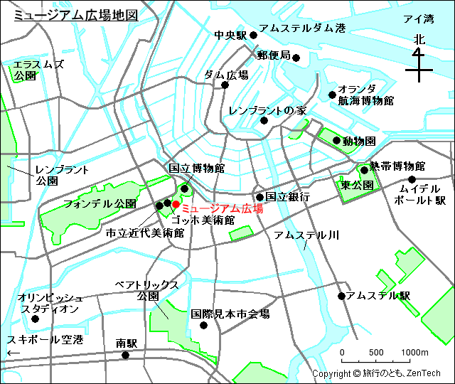 ミュージアム広場地図