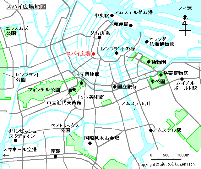 スパイ広場地図