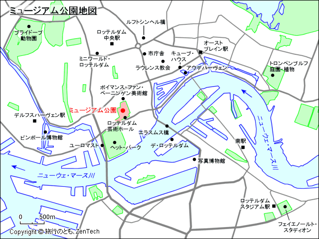ミュージアム公園地図