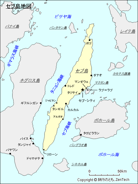 セブ島地図