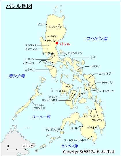 バレル地図