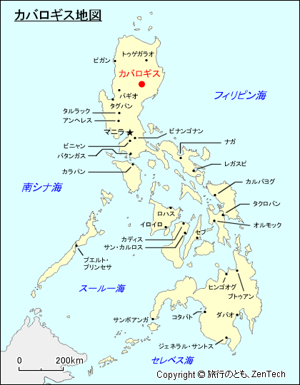 カバロギス地図