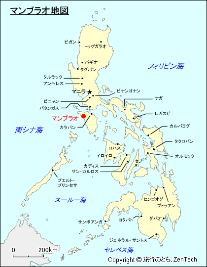 マンブラオ地図