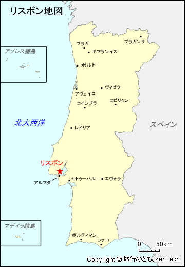 リスボン地図