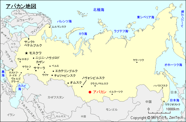 アバカン地図