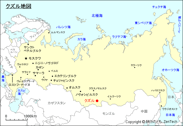 クズル地図