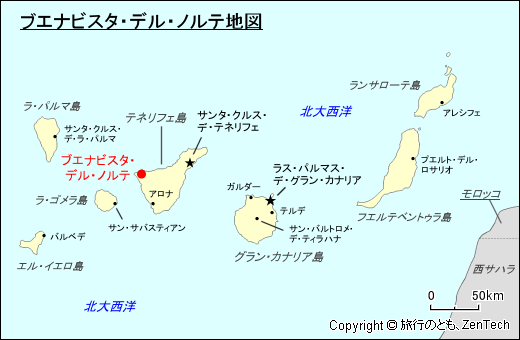 ブエナビスタ・デル・ノルテ地図