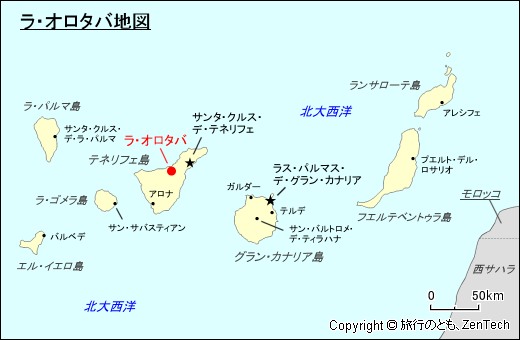 ラ・オロタバ地図