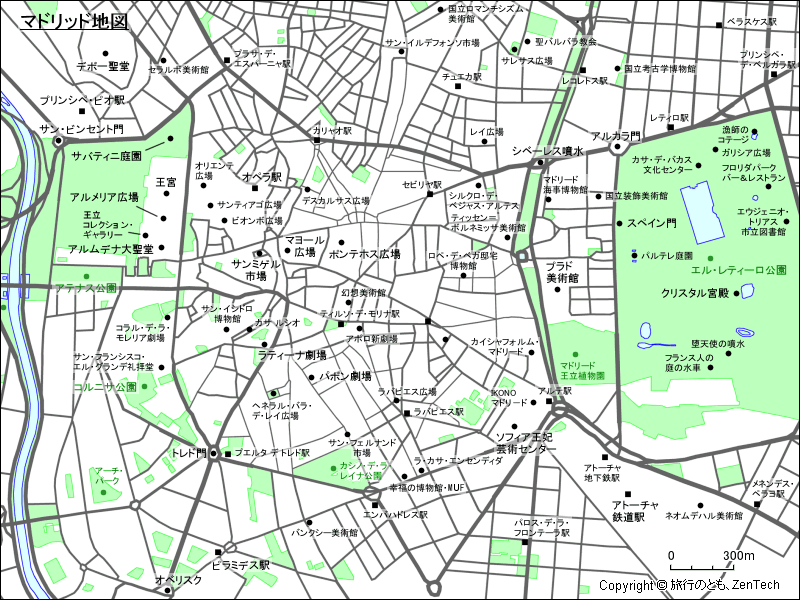 マドリッド地図