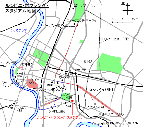 旧ルンピニ・ボクシング・スタジアム地図