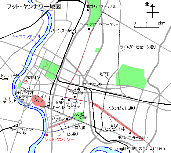 ワット・ヤンナワー地図