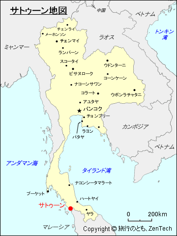 サトゥーン地図