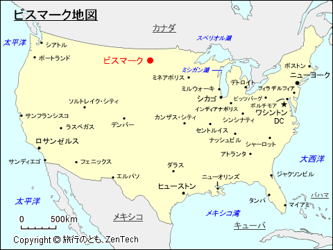 ビスマーク地図