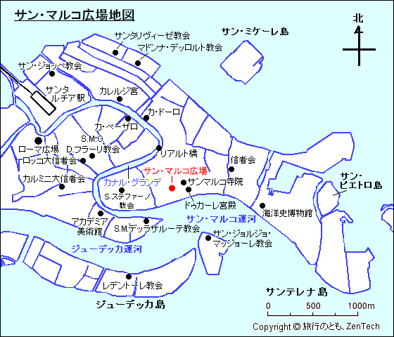 サン・マルコ広場地図