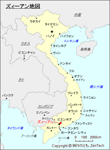 ズィーアン地図