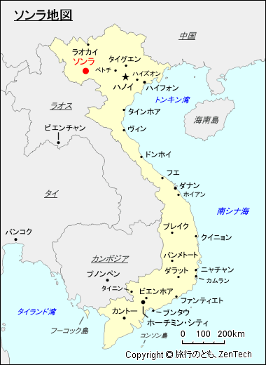 ソンラ地図