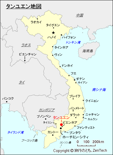 タンユエン地図